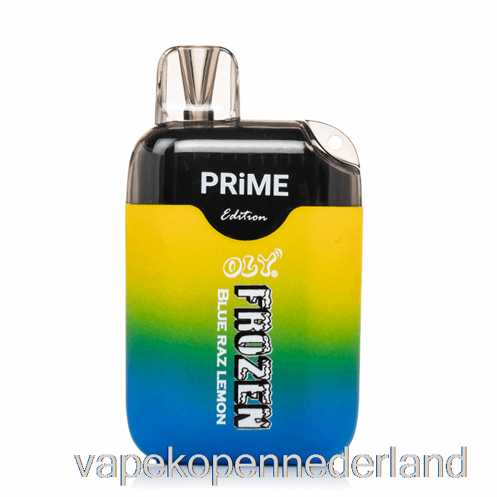 Vape Nederland Oly Frozen Prime 6500 Wegwerp Blauwe Raz Citroen